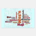 Wiesn Oktoberfest Octoberfest München Munich Rechteckige Sticker