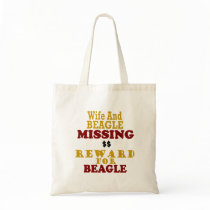 Wife & Beagle Missing Reward For Beagle Bags
