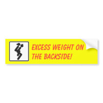 Wife Carrying 3 Bumper Sticker Template 2