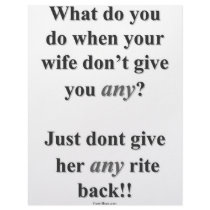 Wife Dont Get Any Letterhead Design