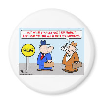 wife hot breakfast magnets
