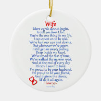 Wife Love ornaments