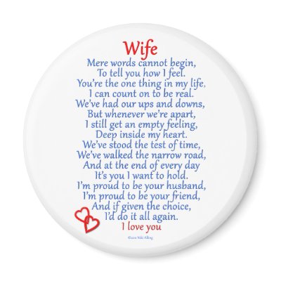 Wife Love Fridge Magnets