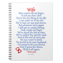 Wife Love notebooks