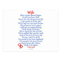 Wife Love postcards