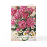 Wife, Mother's Day - roses and dasies-camomiles. cards