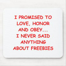 WIFE MOUSEPAD