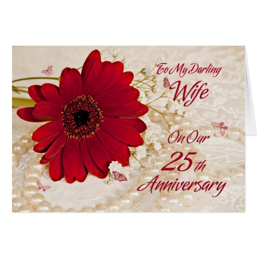 Proper flowers gifts 25th wedding anniversary
