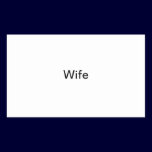 "Wife" Photo Label stickers