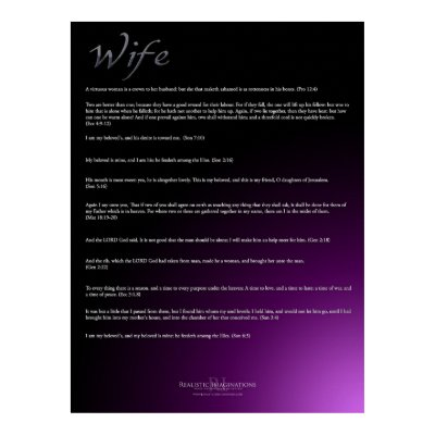 Wife Print by poet480