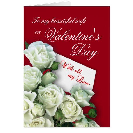 Wife Valentine Cards Wife Valentine Card Templates Postage Invitations Photocards More