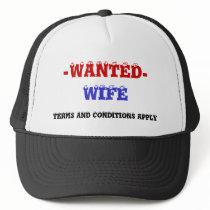 WIFE WANTED! UK hats by twocompany WIFE WANTED! UK hats