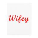 Wifey postcards by TeeZazzle Wifey postcards