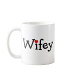 Wifey with Red Heart Coffee Mug