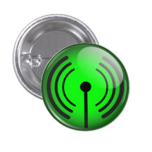 WiFi Signal Pinback Button