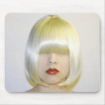 Wig mannequin make-up mouse mats