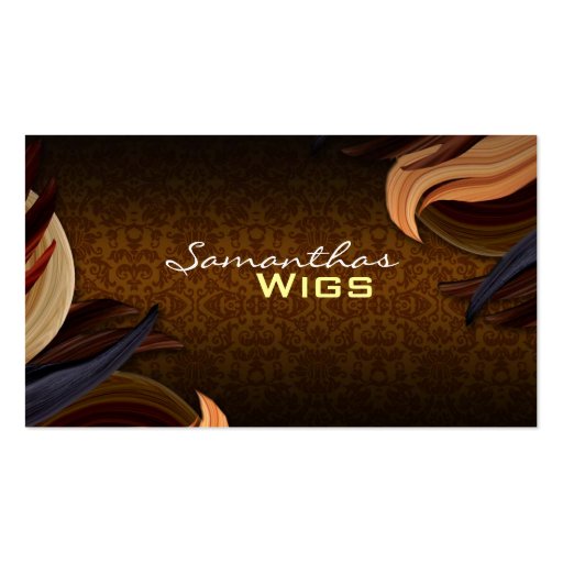 Wig Shop Business Cards (front side)