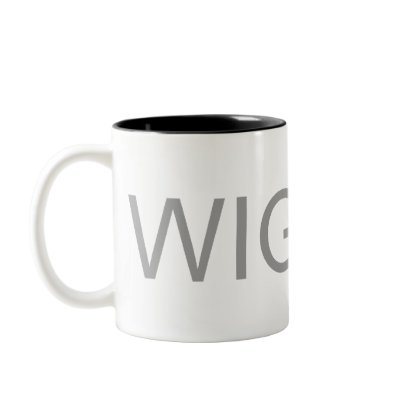 Wiggle Coffee Cup Coffee Mug by smokedigglera