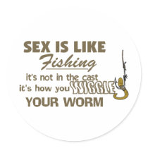 Wiggle Your Worm Sticker