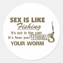 Wiggle Your Worm Sticker