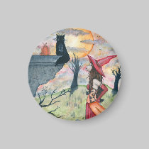 Wiggles and the Witch Magnet Print magnets