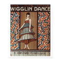 Wigglin' Dance Vintage Songbook Cover posters