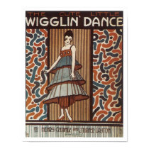 Wigglin' Dance Vintage Songbook Cover posters