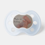 Wiggly Toes Baby Boy Pacifier CUSTOMIZE NAME