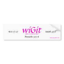 wiGit bumper stickers by wiGit143 wiGit bumper stickers