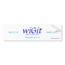 wiGit bumper stickers by wiGit143 wiGit bumper stickers