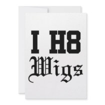 wigs personalized invite