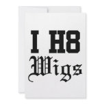 wigs personalized invite