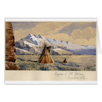 Wigwam of Ute Indians cards