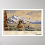 Wigwam of Ute Indians, Salt Lake City posters