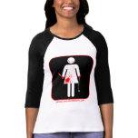 WiH old school Ladies baseball tee