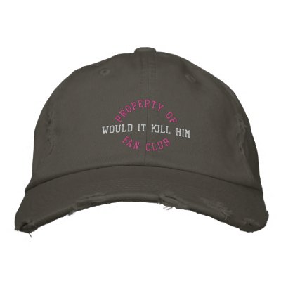 WIKH Exclusive Embroidery Hat Embroidered Hat by WouldItKillHim
