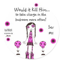 WIKH Ser#11 Where's The Affection! stickers