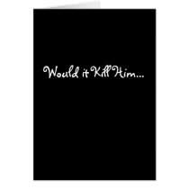 WIKH Ser#66 Common Sense! cards by WouldItKillHim WIKH Ser#66 Common Sense! cards