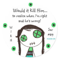 WIKH Series #89 Acknowledge Me! stickers