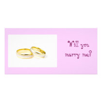 Wil You Marry Me Photo Cards