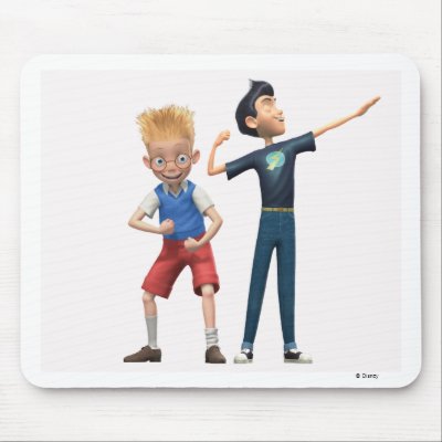 Wilber and Lewis Disney mousepads