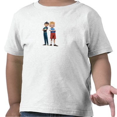 Wilbur and Lewis Disney t-shirts