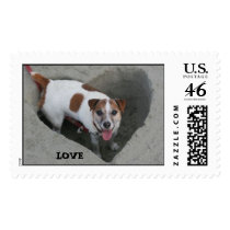 Wilbur Dog LOVE postage by twilson63 Wilbur Dog LOVE postage