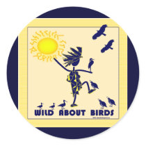 Wild About Birds - Bird Watching Sticker