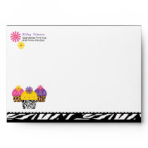 Wild About Cupcakes Envelope envelopes