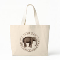 Wild About Elephants Canvas Bags