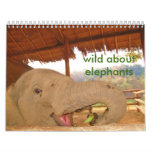 wild about elephants calendar