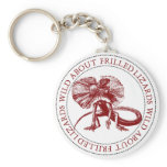 Wild About Frilled Lizards Key Chains