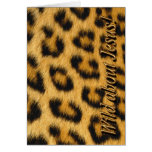 Wild About Jesus! Card (leopard)