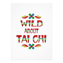 Wild About Tai Chi Custom Invites